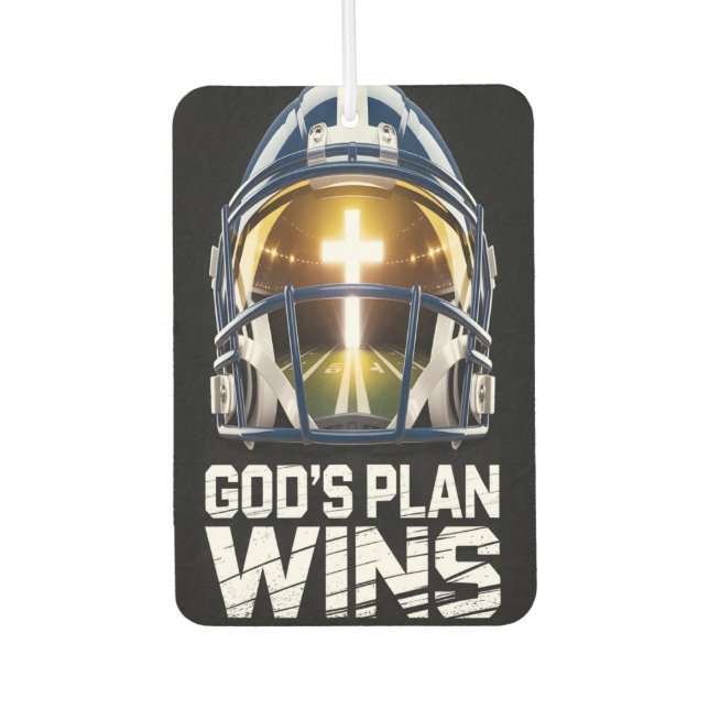 Ambientador God’s Plan Football Helmet Air Freshener (Anverso)