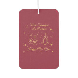 Ambientador Gold Line Art New Year Design