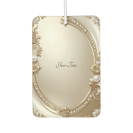 Ambientador Golden Ornate Frame with Pearls Air Freshener