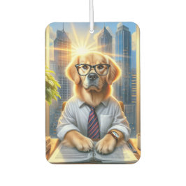 Ambientador Golden Retriever Businessman