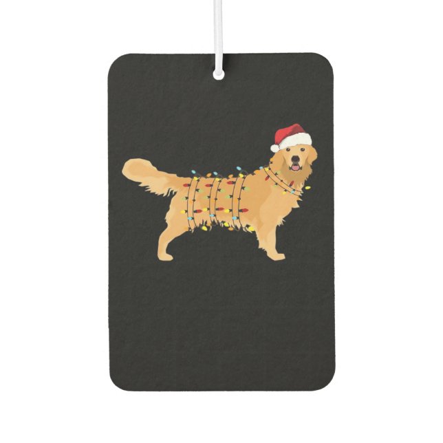 Ambientador Golden Retriever Holiday Christmas Light Essential (Anverso)