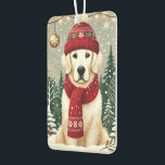 Ambientador Golden Retriever in Festive Sweater - Cozy Christm<br><div class="desc">Discover the beauty of the universe with this unique design that blends the vastness of the cosmos with the tranquility of nature. A vibrant galactic sky, bursting with shades of blue, purple, and pink, contrasts beautifully with silhouettes of trees and mountains, creating a stunning artistic piece. Perfect for lovers of...</div>