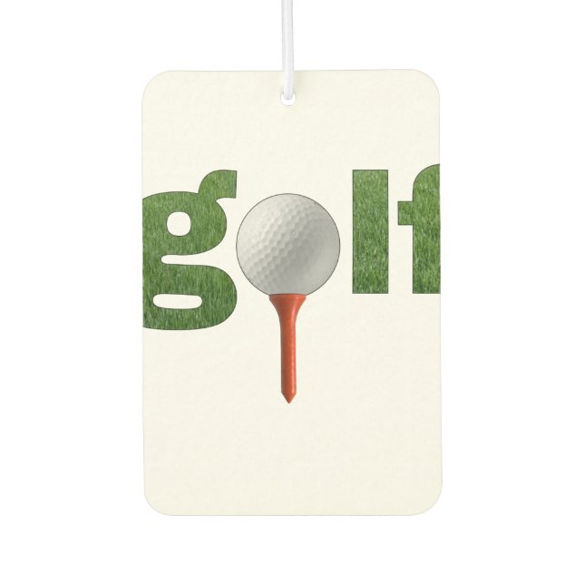 Ambientador Golf Heart Green y Tee (Anverso)