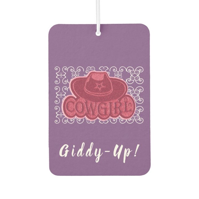 Ambientador Gorra Cowgirl (Anverso)