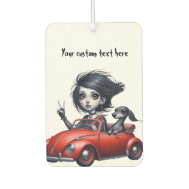 Ambientador Gothic Girl and Dachshund