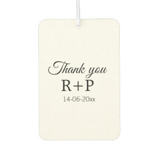 Ambientador Gracias por añadir el nombre de la pareja fecha de