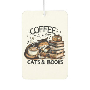 Ambientador Gracioso Café Café Los Libros De Idea De Regalo A 