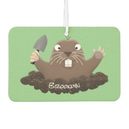Ambientador Gracioso gopher digging personalizado ilustracion
