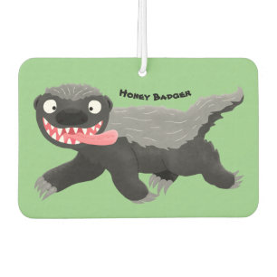Ambientador Gracioso ilustracion personalizado de insignia con