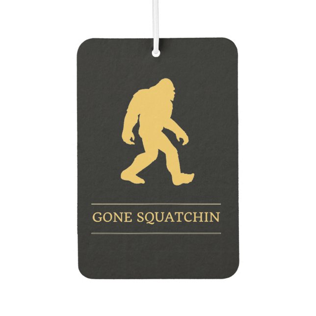 Ambientador Gracioso Pato Grande Gone Squatchin Sasquatch (Anverso)