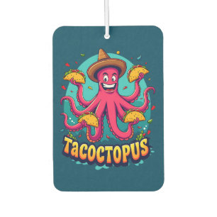 Ambientador Gracioso Personalizado de comida de tacaco octopus
