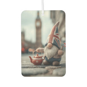 Ambientador Gran Bretaña con Union Jack Gorra y Teapot