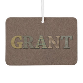 Ambientador Grant Oxford Tweed Leather Design