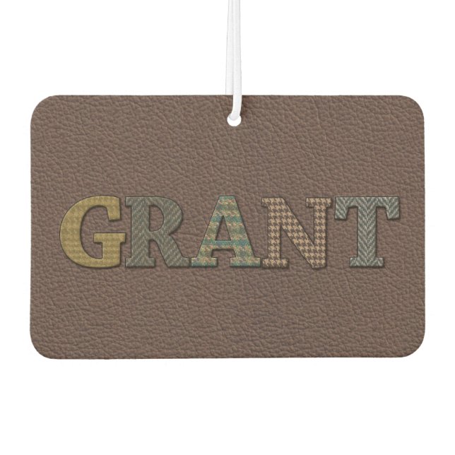 Ambientador Grant Oxford Tweed Leather Design (Anverso)