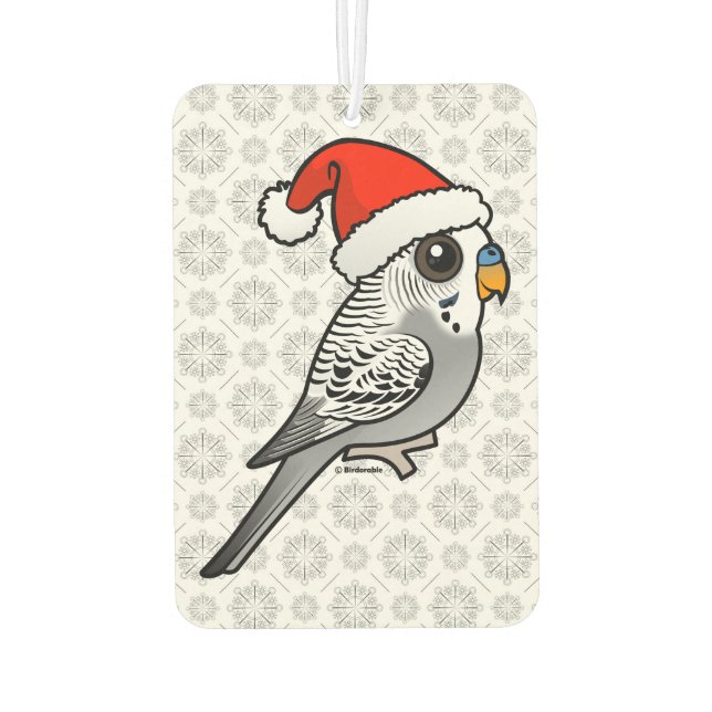 Ambientador Gray Budgie Santa Claus (Reverso)