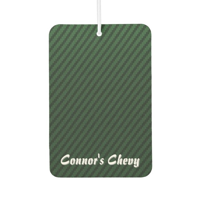 Ambientador Green Carbon Fiber Style (Anverso)