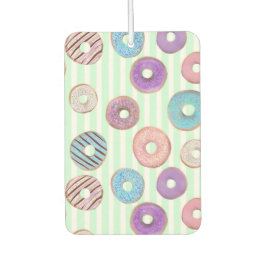 Ambientador Green Donut paravientos para el coche familiar.