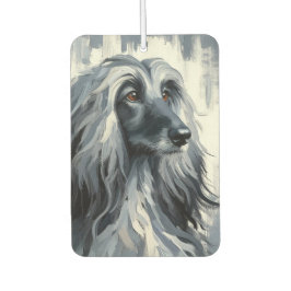 Ambientador Grey Afghan Hound Portrait