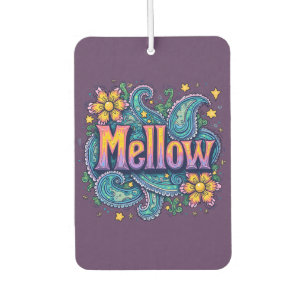 Ambientador Groovy psicodélico "Mellow" Retro Arte Hippie