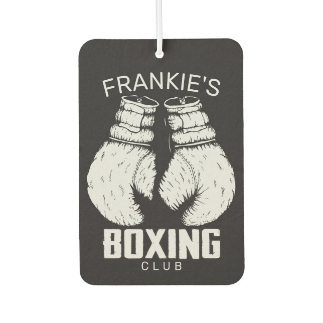 Ambientador Guantes de boxeador de boxeo personalizado (Anverso)