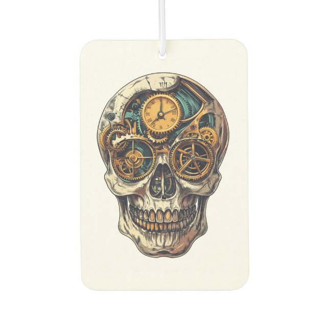 Ambientador Guardián de cráneo y reloj (Anverso)