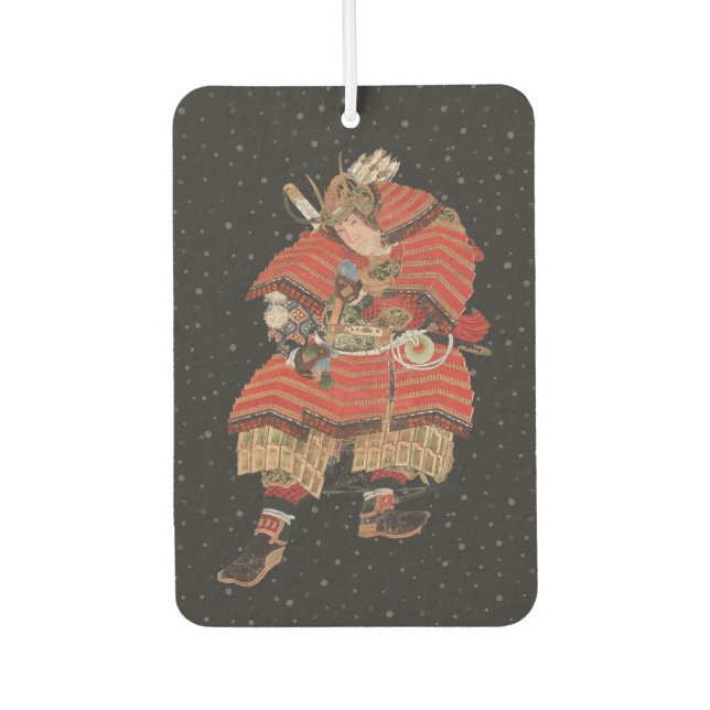 Ambientador Guerrero samurai vintage arte japonés (Anverso)