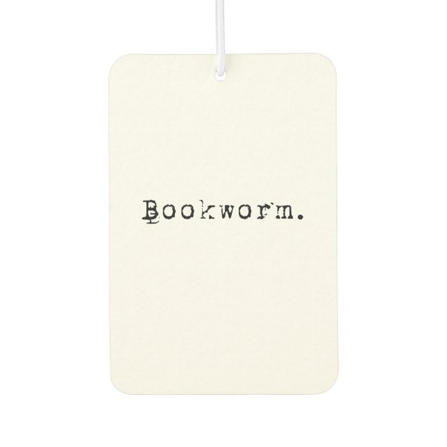 Ambientador Gusano de biblioteca (Anverso)