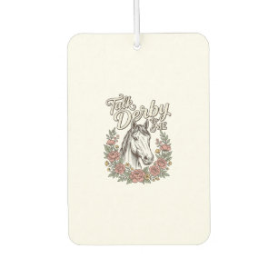 Ambientador Habla Derby Conmigo Camiseta Floral Caballo Vintag