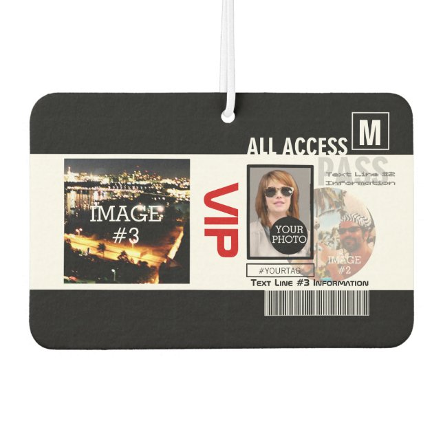 Ambientador Hacer que su propio VIP Pass 8 sea personalizado (Anverso)