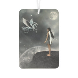 Ambientador Hadas aladas bonitos y caballos voladores