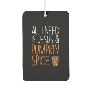 Ambientador Halloween All I Need Is Jesus And Pumpkin Birthday