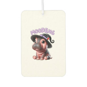 Ambientador Halloween de Brujas Moo-Deng Hippo Cute Bebé Pigmy