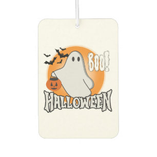 Ambientador Halloween Fantasma Boo Air Freshener - Calabaza es