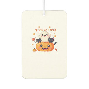 Ambientador Halloween lindo - Kawaii Ghost y Black Cats Class