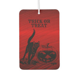 Ambientador Halloween Party Evil Black Cat Pumpkin Red Scary