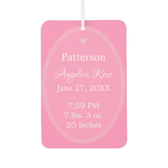 Ambientador HAMbWG anuncio de bebé Air Freshener (Anverso)