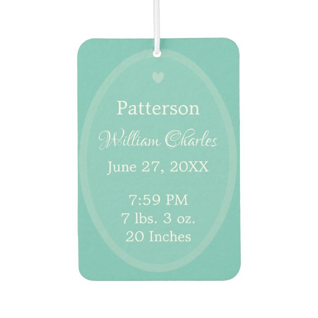 Ambientador HAMbWG anuncio de bebé Air Freshener (Anverso)