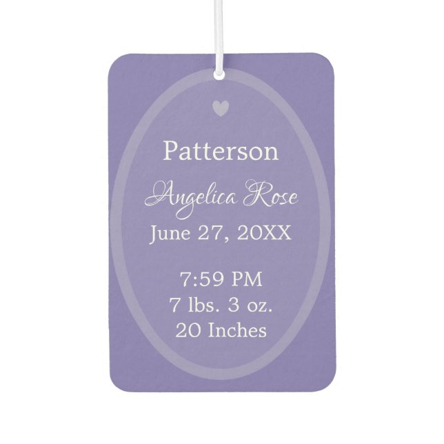 Ambientador HAMbWG anuncio de bebé Air Freshener (Anverso)