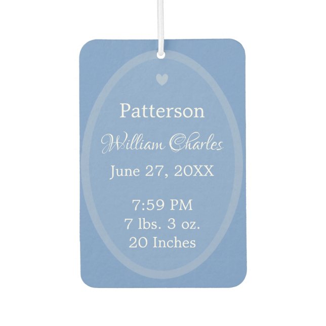 Ambientador HAMbWG anuncio de bebé Air Freshener (Anverso)