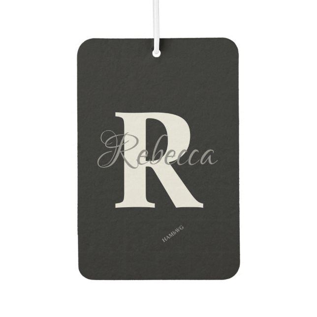 Ambientador HAMbyWG - Corazón con monograma (Anverso)