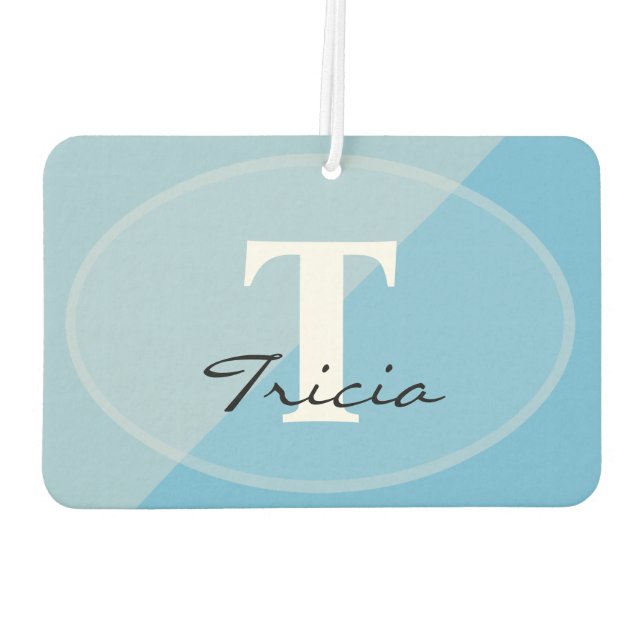 Ambientador HAMbyWG - Foto moderna de monograma (Reverso)