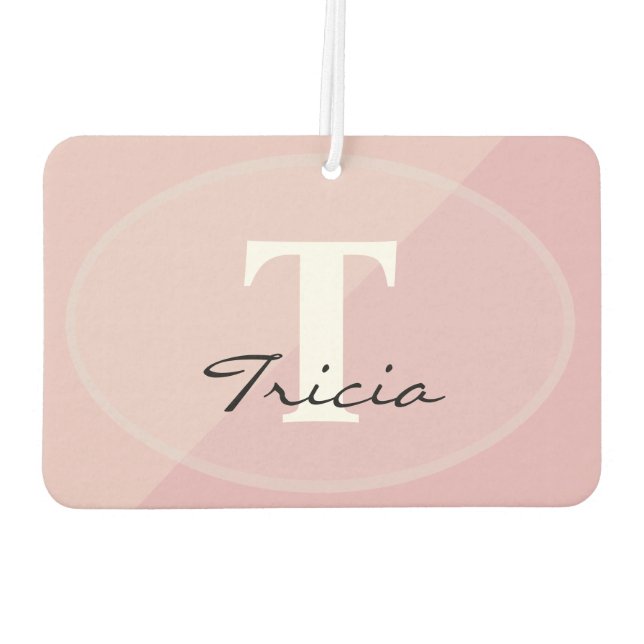 Ambientador HAMbyWG - Foto moderna de monograma (Reverso)