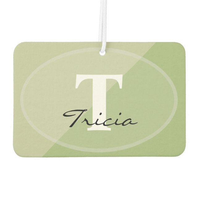 Ambientador HAMbyWG - Foto moderna de monograma (Reverso)