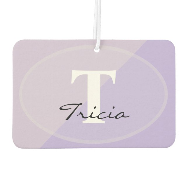 Ambientador HAMbyWG - Foto moderna de monograma (Reverso)