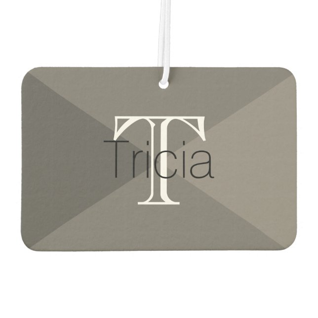 Ambientador HAMbyWG - Fotografía de un monograma moderno de 4  (Reverso)