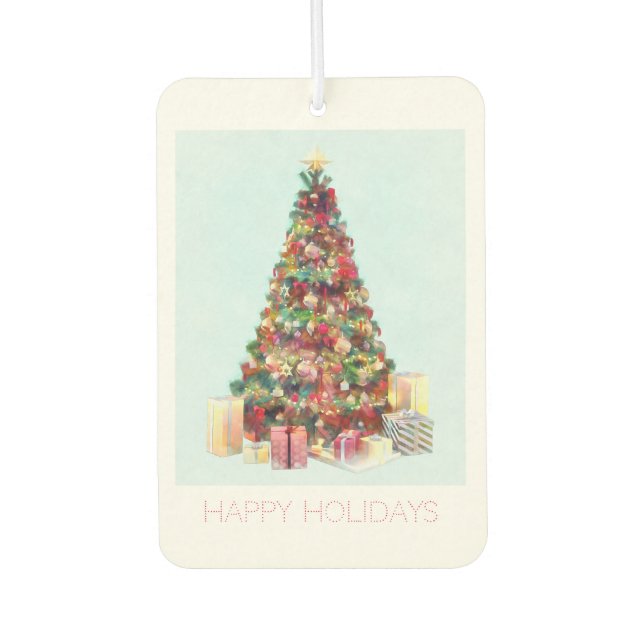Ambientador Happy Holidays. Christmas Tree (Anverso)