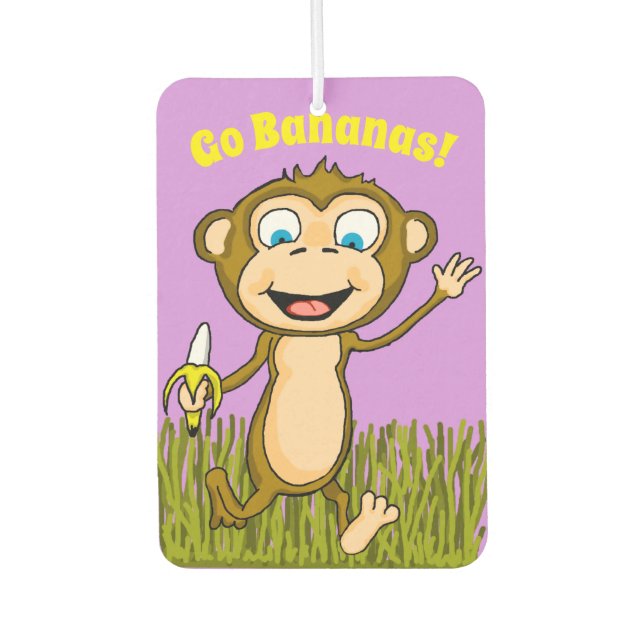 Ambientador Happy Monkey Air Freshener (Anverso)