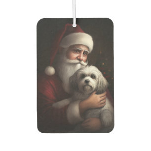 Ambientador Havanés con Santa Claus Navideño Festivo