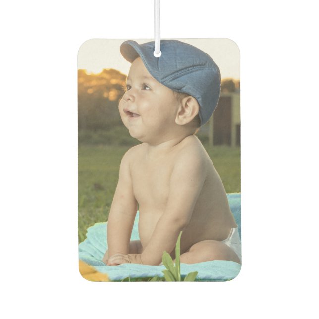 Ambientador Haz que tu propio Personalizado tenga dos fotos (Anverso)