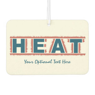 Ambientador HEAT personalizado coche aire fresco
